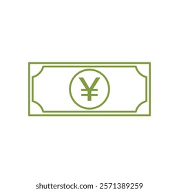 Yen Currency Money Vector Template