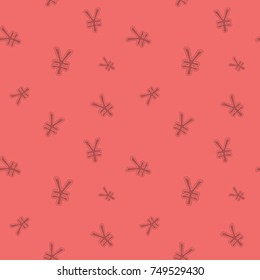 Yen Currency Sign Money Seamless Background Pattern