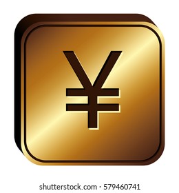 yen currency symbol icon image, vector illustration