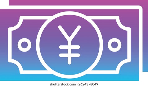 Yen Currency vector icon. Can be used for printing, mobile and web applications.
