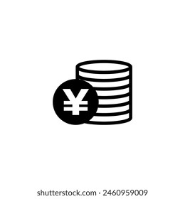 Yen icon, currency, money exchange, currency. exchange yen.Currency exchange, financial services ,yen sign.