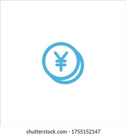 yen icon flat vector logo design trendy illustration signage symbol graphic simple
