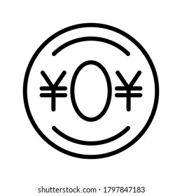 Yen icon or logo isolated sign symbol vector illustration - high quality black style vector icons
