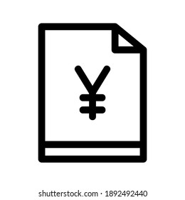 Yen icon or logo isolated sign symbol vector illustration - high quality black style vector icons
