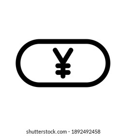Yen icon or logo isolated sign symbol vector illustration - high quality black style vector icons
