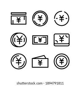 yen icon or logo isolated sign symbol vector illustration - Collection of high quality black style vector icons
