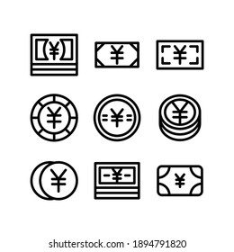 yen icon or logo isolated sign symbol vector illustration - Collection of high quality black style vector icons

