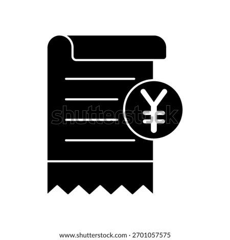 Yen icon outline editable stroke line drawing eps.