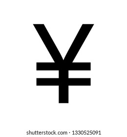 Yen  icon. Yen  sign. vector