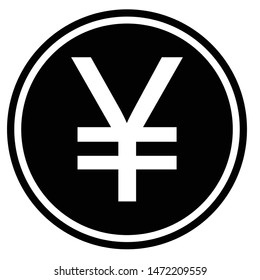 Yen  icon. Yen  sign. vector