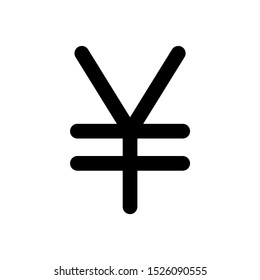 Yen  icon. Yen  sign. vector