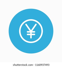 yen icon vector