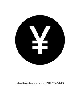 Yen Icon Vector Illustration Logo Template