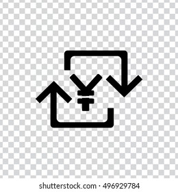 Yen sign icon