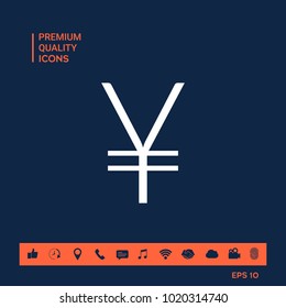 Yen symbol icon