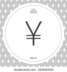 Yen symbol icon