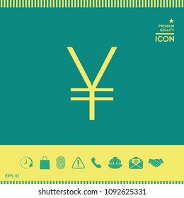 Yen symbol icon