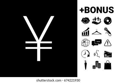 Yen symbol icon
