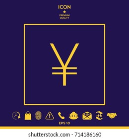 Yen symbol icon
