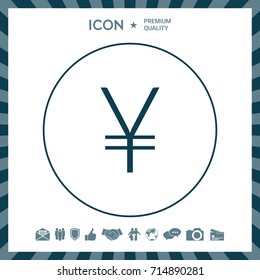Yen symbol icon