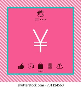 Yen symbol icon