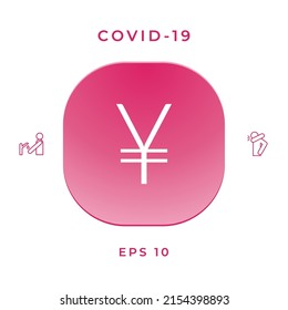 Symbol für Yen, Elemente für Ihr Design