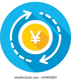 Yen value Vector Icon 