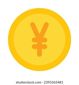 Yen Vector Flat Icon For Personal And Commercial Use.
