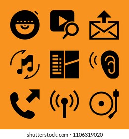 yes, agree, access, free, app and lifestyle icon vector set. Flat vector design with filled icons. Designed for web and software interfaces