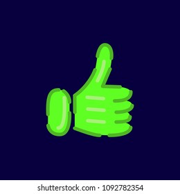 Yes, agree checkmark. Vector illustration