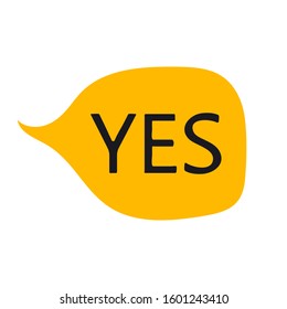 YES - card. vector illustration eps10 