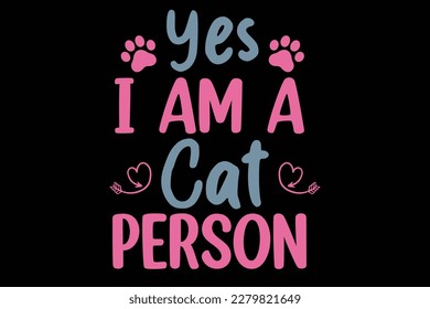 yes i am cat person design