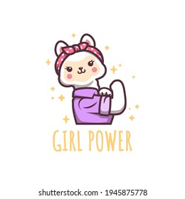 Yes Cute Llama Girl Power Can
