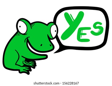 Yes frog