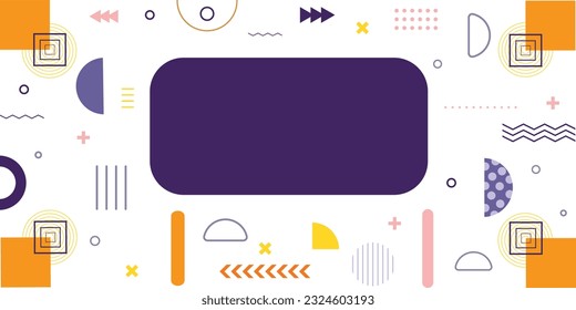 Yes, here is a geometry template that can be used to design backgrounds or other needs so that it can be put to good use.