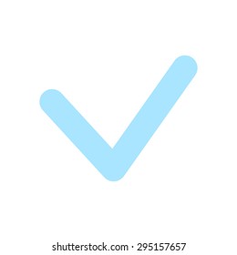  Yes icon, vector illustration. Flat design style