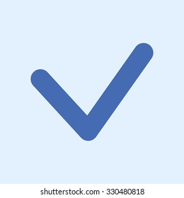  Yes icon, vector illustration. Flat design style