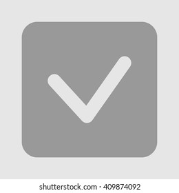  Yes icon, vector illustration. Flat design style