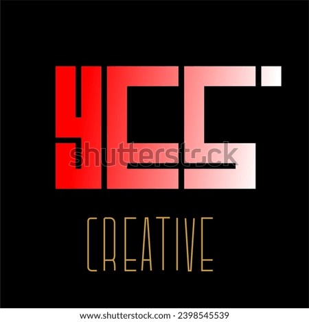 Yes logo abstract monogram colorful elegant icon vector template