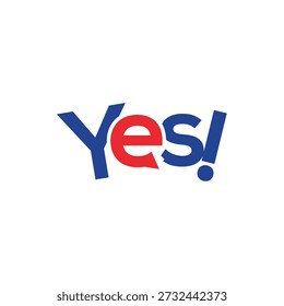 Sí Logo Diseño Vector Plantilla