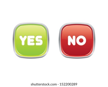 Yes or No Buttons