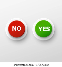 Yes no buttons