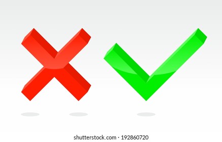Yes or No check marks
