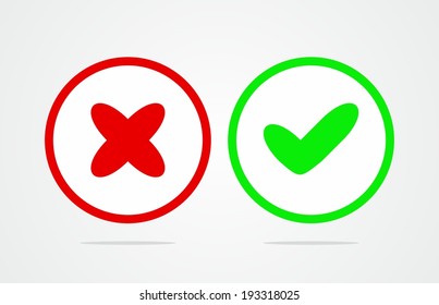 Yes or No check marks