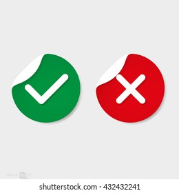 Yes and No check marks