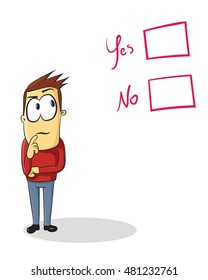 Yes or no decision