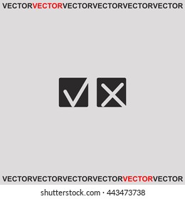 Yes or No icon.