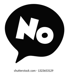 Yes and no icon. simple illustration of yes and no icon isolated on white background - Illustration. Yes-no bubbles