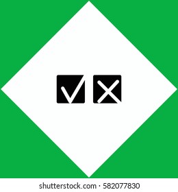 Yes or No  icon Vector design.