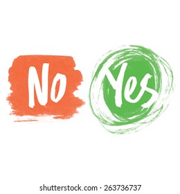 Yes and No icons